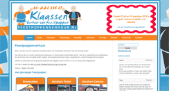 Desktop Screenshot of feestpoppenverhuur.nl